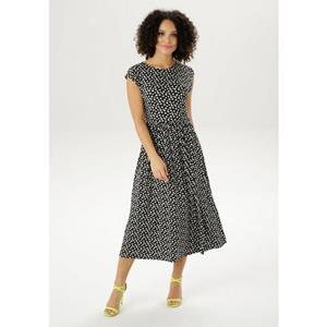 Aniston CASUAL Sommerkleid, mit verspielten Blüten bedruckt - NEUE KOLLEKTION