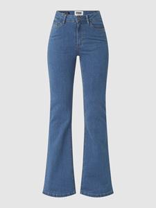 urbanclassics Urban Classics Frauen High Waist Jeans Ladies Organic High Waist Flared in blau