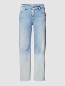 Mid rise jeans met loose fit