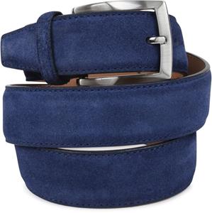 Suitable Riem Suede Royal Blauw