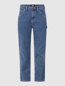 Tapered fit jeans van katoen, model 'Ellendale'