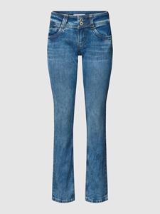 Pepe Jeans 5-Pocket-Hose "GEN", in schöner Qualtät mit geradem Bein und Doppel-Knopf-Bund