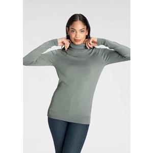 Bruno Banani Rollkragenpullover, mit Metalllogo-NEUE FARBEN