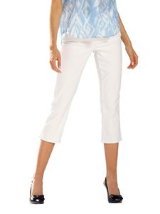 nydj Chloe Capri Jeans Wit Premium Denim | Optic White