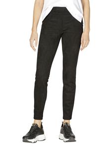 nydj Legging Broek Zwart Stretch Faux Suède | Black