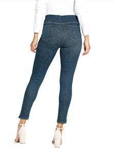 nydj Pull-On Skinny Ankle Mediumblauw SpanSpring™ Denim | Clean Allure