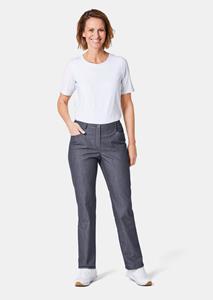 goldnerfashion Chique jeans, comfort model - marine -
