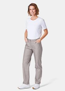 goldnerfashion Chique jeans, classic model - taupe -