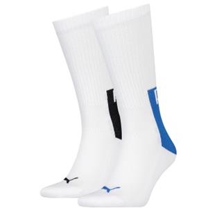 Puma 2 stuks Men Logo Block Crew Sock 