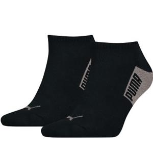 Puma 2 stuks Men Logo Block Sneaker Socks 