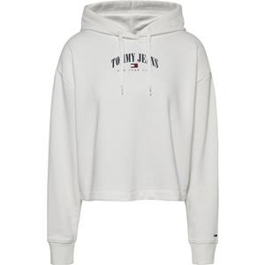Tommy Hilfiger - Maat M - cropped dames hoodie - Wit