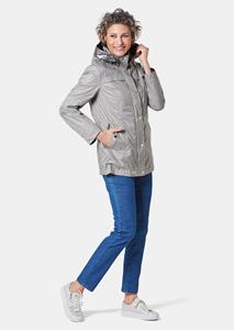 goldnerfashion Licht jack met vele details - grijs -