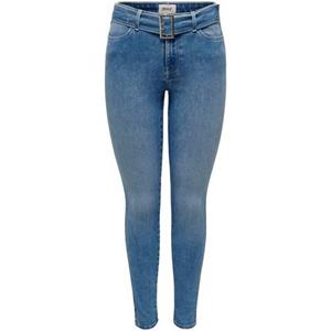 ONLY Skinny-fit-Jeans "ONLWAUW MID WAIST SKINNY BELT DNM GUA"
