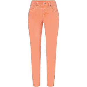 MAC Slim fit jeans Rich-Chic Moderne franje aan de zoom en slijteffecten