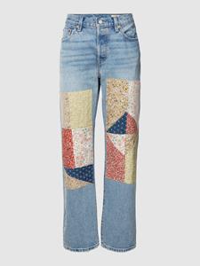 Levi's Straight fit jeans met siergarnering