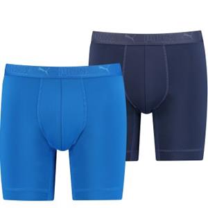 Puma 2 stuks Sport Microfiber Long Boxer