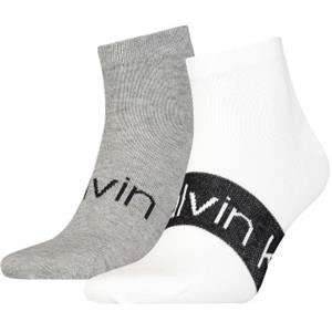 calvinkleinlegwear Calvin Klein 2 stuks Logo Ribbon Sneaker Socks