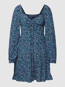 TOMMY JEANS Jurk met lange mouwen, bloemenprint