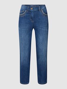 GERRY WEBER 7/8-Jeans »5 Pocket Jeans BEST4ME CROPPED mit Dekor«