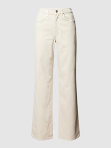 Only Frauen Loose Fit Jeans Wide Leg Loose in beige