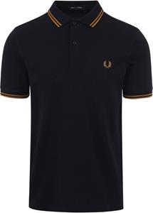 Fred Perry - Twin Tipped Shirt - Donkerblauwe Polo Heren