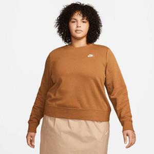 Nike Sportswear Sweatshirt "CLUB FLEECE WOMENS CREW-NECK SWEATSHIRT (PLUS SIZE)"