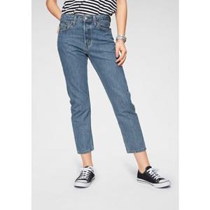 Levi's Regular fit jeans met riemlussen, model '501 CROP JAZZ POP'