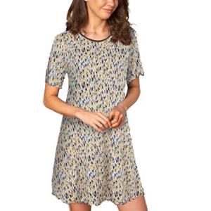 ladyavenue Lady Avenue Soft Bamboo Bigshirt With Short Sleeve 