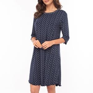 ladyavenue Lady Avenue Bamboo Three Quarter Sleeve Nightdress 