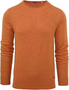 Petrol Pullover Trui Oranje