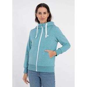 DEPROC Active Capuchonsweatvest FinjaCMYK II zachte fleecejack met kangoeroezak