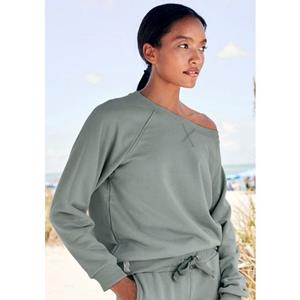 Lascana Sweatshirt Loungeshirt van biologische katoen, loungewear