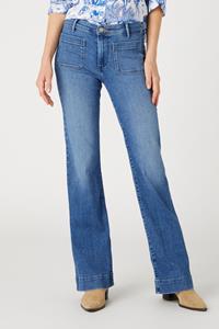 Wrangler Bootcut jeans Flare in retro-design met uitlopende pijp