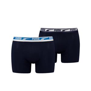 Puma Boxershorts Multi Logo 2-pack Peacoat-S