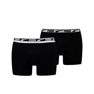 Puma Boxershorts Multi Logo 2-pack Black-M