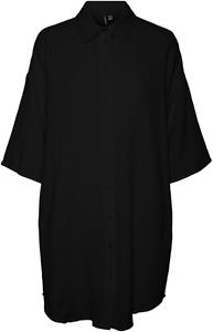 Vero Moda Hemdblusenkleid "VMNATALI 3/4 LONG OVERSHIRT NOOS", mit Kragen