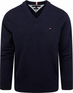Tommy Hilfiger Pullover V-Hals Navy