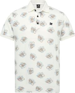 Vanguard Poloshirt Print Ecru