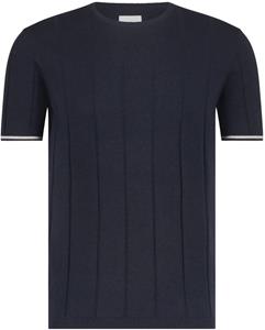 T-shirt State Of Art Knitted T-Shirt Navy