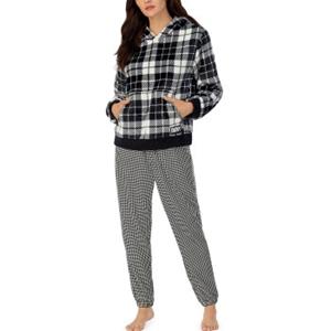 DKNY Chill Zone Long Sleeve Hood Top And Jogger 