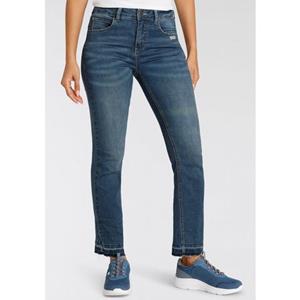 KangaROOS 7/8 jeans Culotte jeans rechte pasvorm, modieuze slijtage-effecten, normale taille