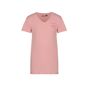 Dutch Dream denim Meisjes t-shirt logo - THAMANI - Roze