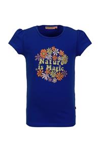 Someone Meisjes t-shirt - Hippie-SG-02-G - Kobalt blauw
