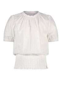 NoNo Meisjes blouse - Tomma - Pearled ivory