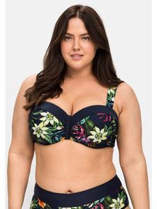 Sheego By Joe Browns Bandeau-Bikini-Top Bikini-Oberteil, mit verstellbaren, abnehmbaren Trägern
