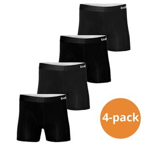 Apollo Boxershorts Heren Bamboo Basic Zwart 4-pack-S