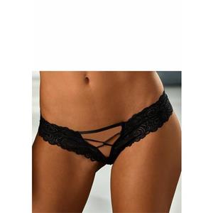 petite fleur gold Panty-Ouvert, aus schöner transparenter Spitze