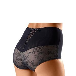 petite fleur gold Panty-Ouvert, mit extravaganter Schnürung hinten