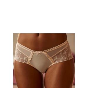 LASCANA Stringpanty, aus transparentem Soft-Mesh und extravaganter Spitze