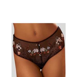 LASCANA Stringpanty "Maria", mit bunten Blumen aus Stickereispitze